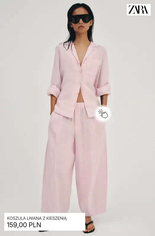 Zara - gazetka promocyjna Kolekcja lniana dla niej od wtorku 24.03  - strona 6