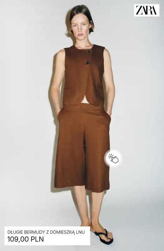 Zara - gazetka promocyjna Kolekcja lniana dla niej od wtorku 24.03  - strona 5