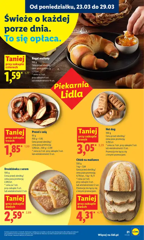 Lidl - gazetka promocyjna Oferta od poniedziałku od poniedziałku 23.03 do środy 25.03 - strona 21
