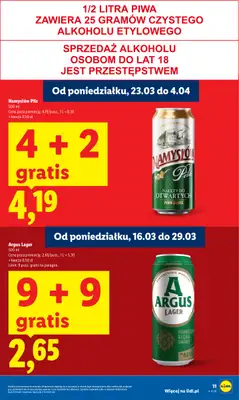 Lidl - gazetka promocyjna Oferta od poniedziałku od poniedziałku 23.03 do środy 25.03 - strona 11