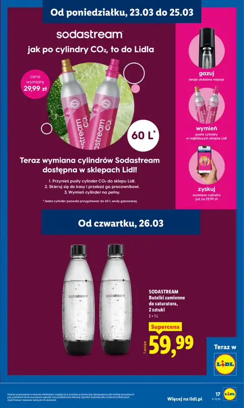 Lidl - gazetka promocyjna Oferta od poniedziałku od poniedziałku 23.03 do środy 25.03 - strona 17