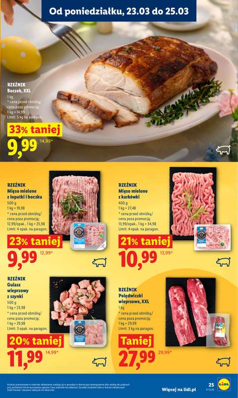 Lidl - gazetka promocyjna Oferta od poniedziałku od poniedziałku 23.03 do środy 25.03 - strona 25