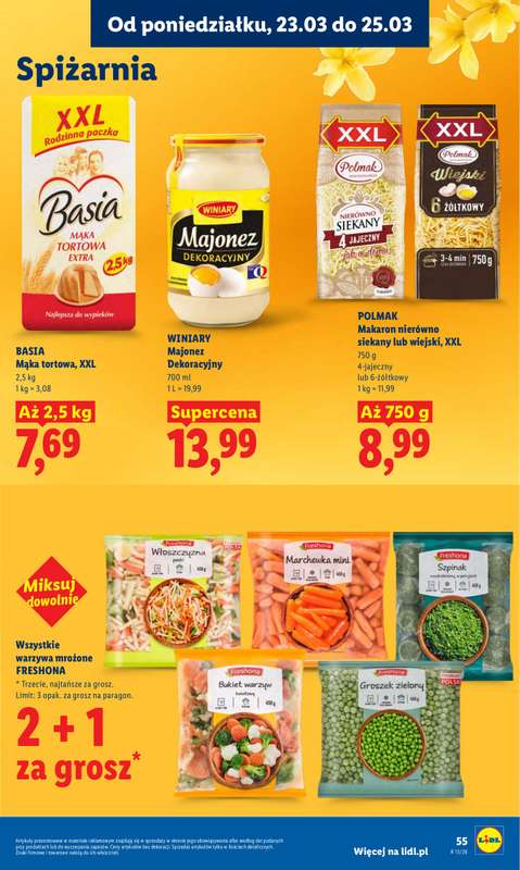 Lidl - gazetka promocyjna Oferta od poniedziałku od poniedziałku 23.03 do środy 25.03 - strona 55