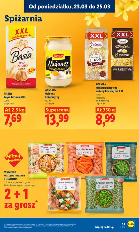 Lidl - gazetka promocyjna Oferta od poniedziałku od poniedziałku 23.03 do środy 25.03 - strona 55