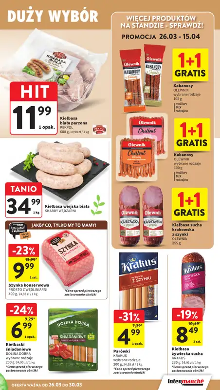 Intermarche - gazetka promocyjna Gazetka od czwartku 26.03 do poniedziałku 30.03 - strona 23