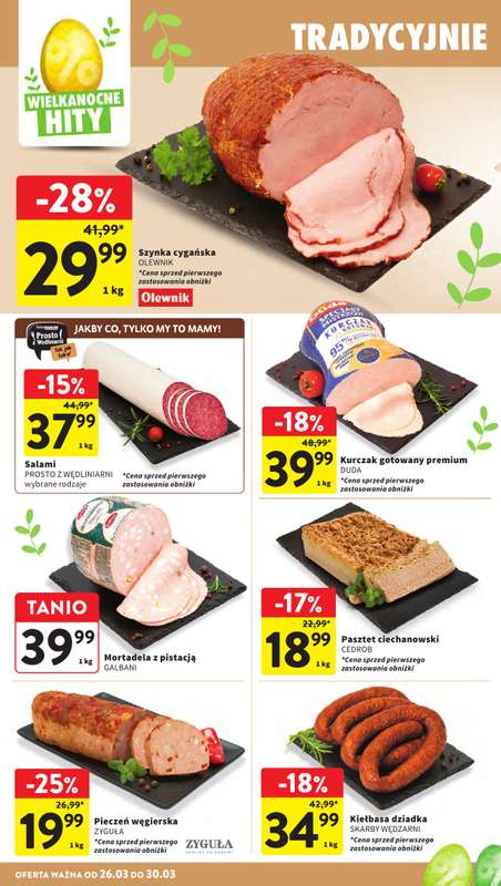 Intermarche - gazetka promocyjna Gazetka od czwartku 26.03 do poniedziałku 30.03 - strona 22