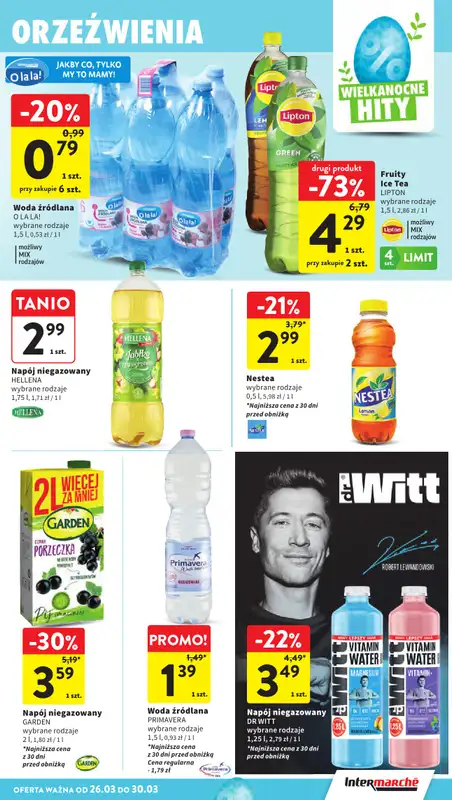Intermarche - gazetka promocyjna Gazetka od czwartku 26.03 do poniedziałku 30.03 - strona 39