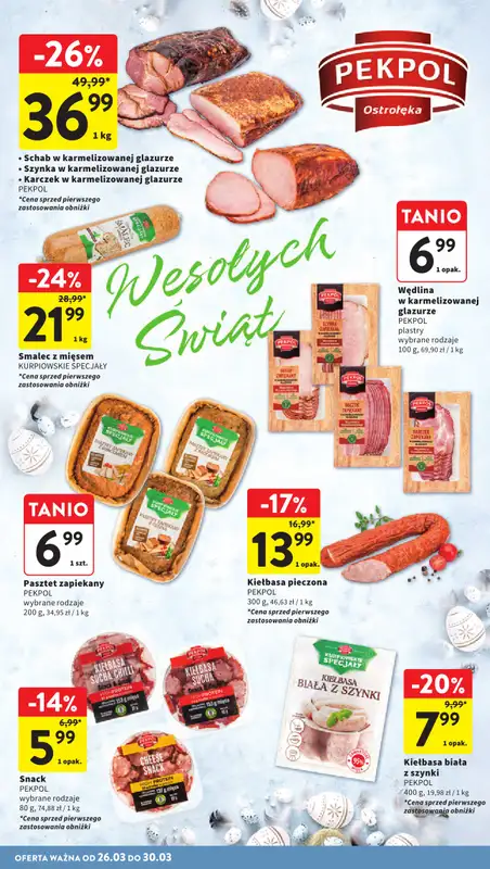 Intermarche - gazetka promocyjna Gazetka od czwartku 26.03 do poniedziałku 30.03 - strona 24