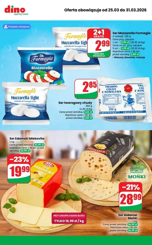 Dino - gazetka promocyjna MEGA promocje! od środy 25.03 do wtorku 31.03 - strona 8