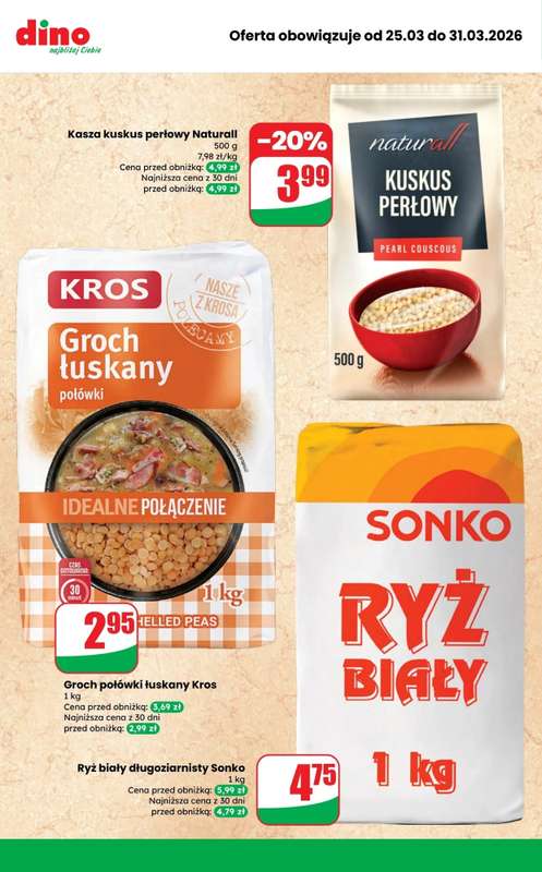 Dino - gazetka promocyjna MEGA promocje! od środy 25.03 do wtorku 31.03 - strona 7