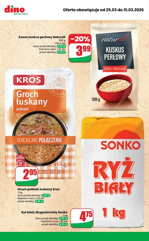 Dino - gazetka promocyjna MEGA promocje! od środy 25.03 do wtorku 31.03 - strona 7