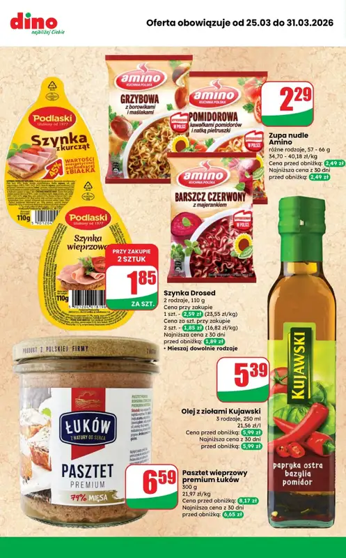 Dino - gazetka promocyjna MEGA promocje! od środy 25.03 do wtorku 31.03 - strona 10