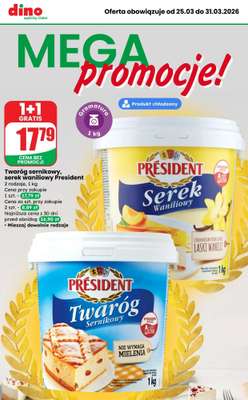 Dino - gazetka promocyjna MEGA promocje! od środy 25.03 do wtorku 31.03