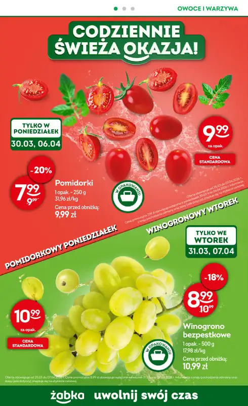 Żabka - gazetka promocyjna Gazetka Spożywcza od środy 25.03 do wtorku 07.04 - strona 18