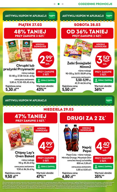 Żabka - gazetka promocyjna Gazetka od środy 25.03 do wtorku 07.04 - strona 3