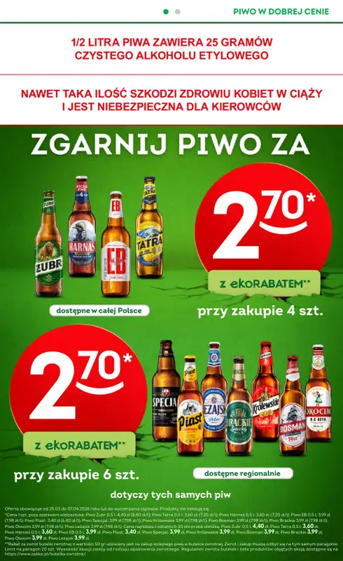 Żabka - gazetka promocyjna Gazetka od środy 25.03 do wtorku 07.04 - strona 28
