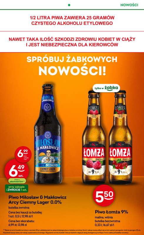 Żabka - gazetka promocyjna Gazetka od środy 25.03 do wtorku 07.04 - strona 47