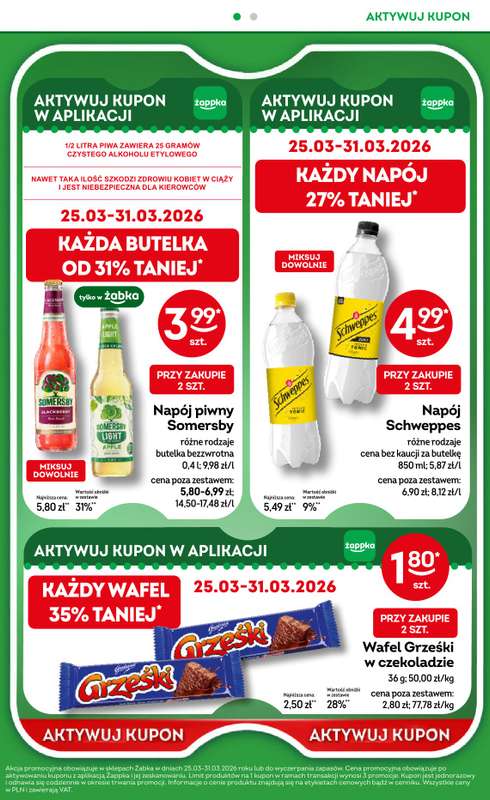 Żabka - gazetka promocyjna Gazetka od środy 25.03 do wtorku 07.04 - strona 36