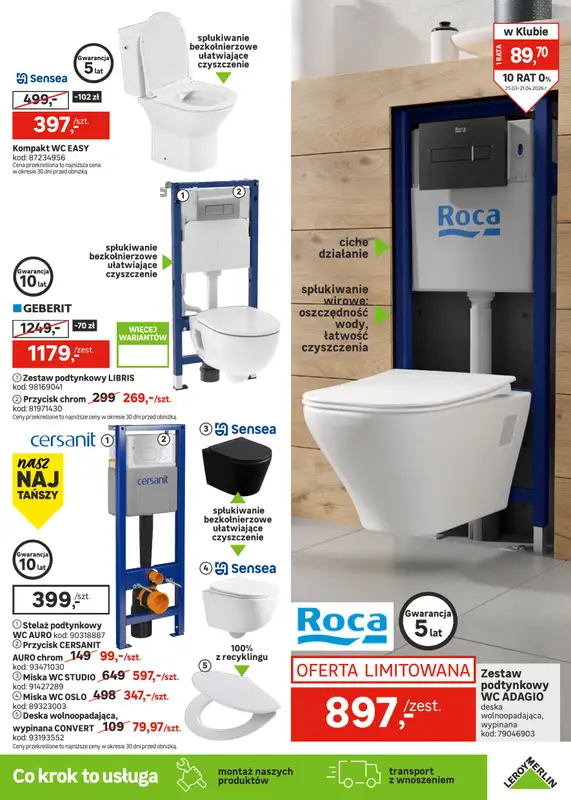 Leroy Merlin - gazetka promocyjna Gazetka Nowy ogród i wiele więcej od środy 25.03 do wtorku 21.04 - strona 31