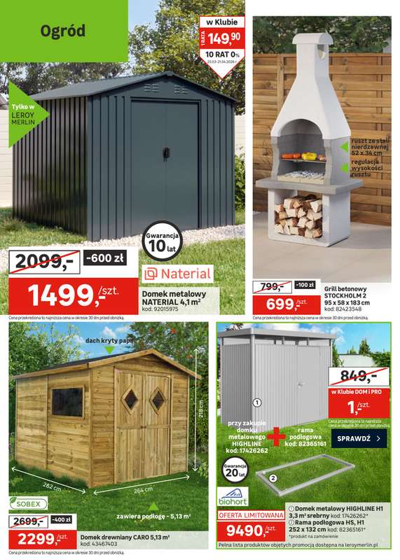 Leroy Merlin - gazetka promocyjna Gazetka Nowy ogród i wiele więcej od środy 25.03 do wtorku 21.04 - strona 6