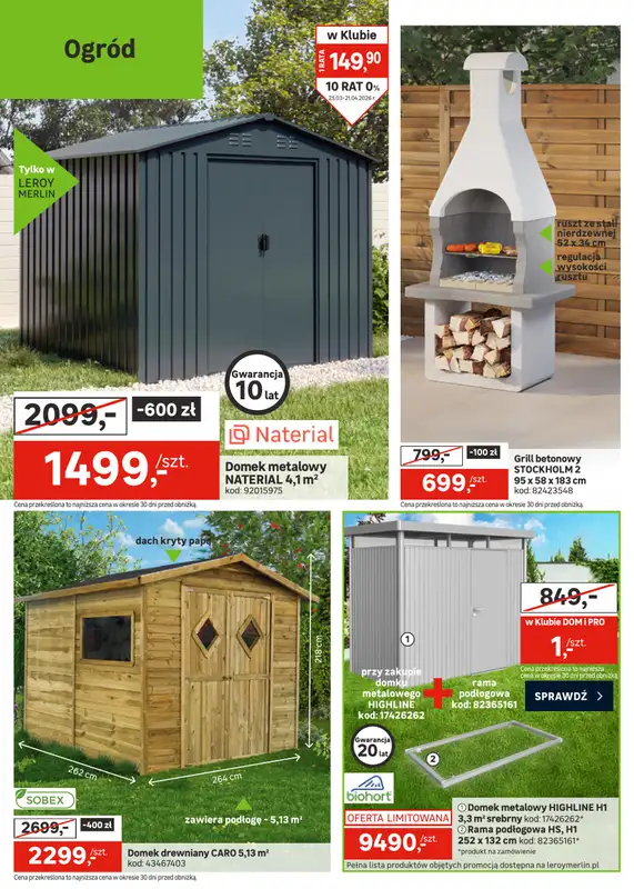 Leroy Merlin - gazetka promocyjna Gazetka Nowy ogród i wiele więcej od środy 25.03 do wtorku 21.04 - strona 6