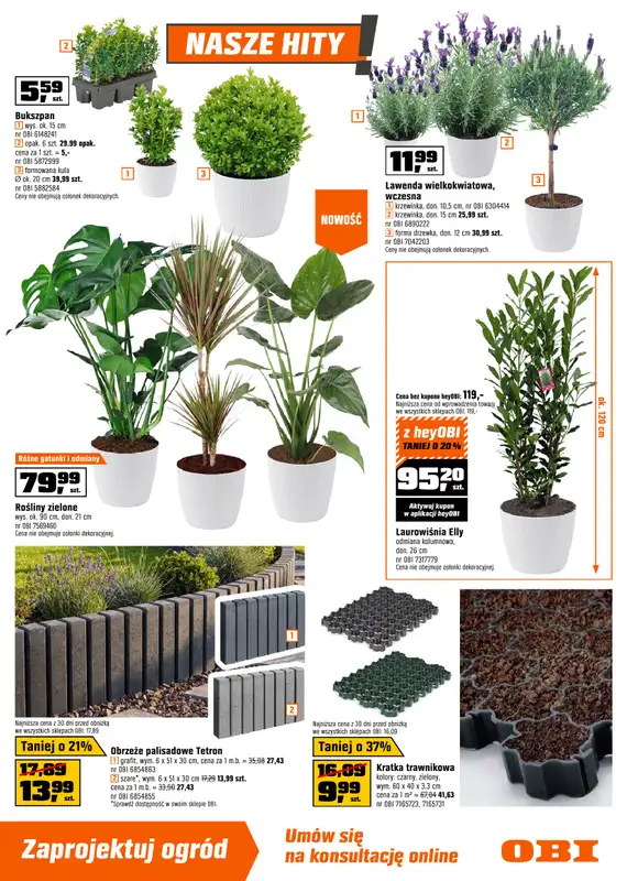 OBI - gazetka promocyjna Gazetka od środy 25.03 do poniedziałku 06.04 - strona 3
