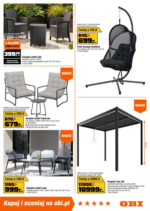 OBI - gazetka promocyjna Gazetka od środy 25.03 do poniedziałku 06.04 - strona 7
