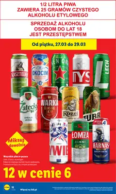 Lidl - gazetka promocyjna Oferta od czwartku od czwartku 26.03 do niedzieli 29.03 - strona 12