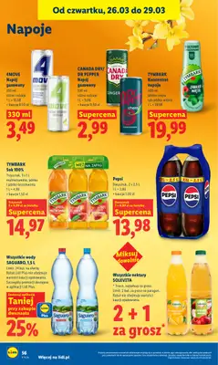 Lidl - gazetka promocyjna Oferta od czwartku od czwartku 26.03 do niedzieli 29.03 - strona 56