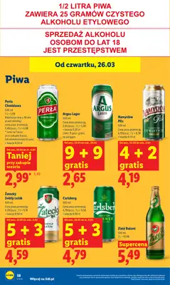 Lidl - gazetka promocyjna Oferta od czwartku od czwartku 26.03 do niedzieli 29.03 - strona 58
