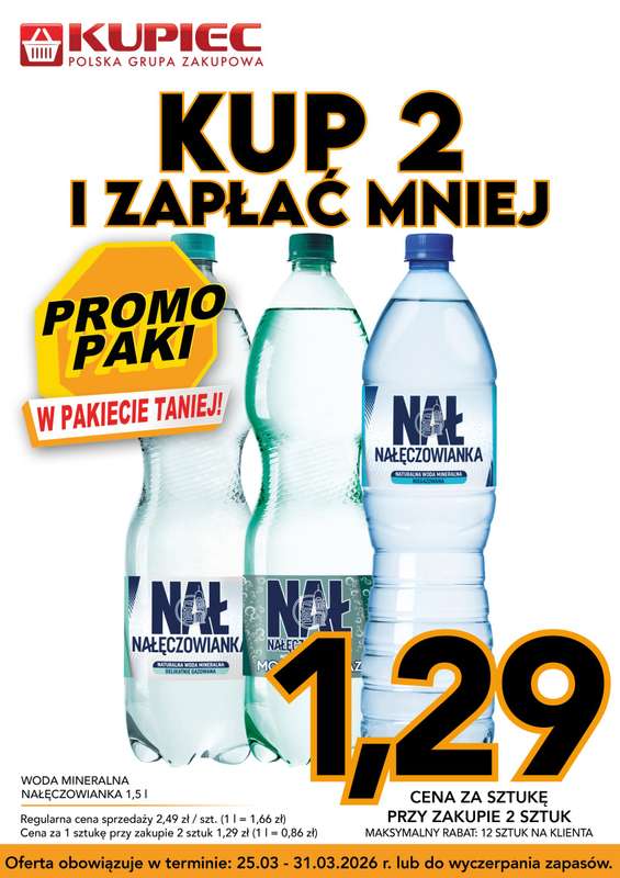 Kupiec - gazetka promocyjna Promopaki od środy 25.03 do wtorku 31.03 - strona 11