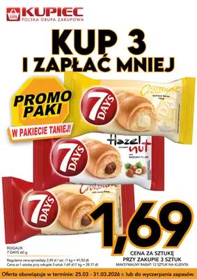 Kupiec - gazetka promocyjna Promopaki od środy 25.03 do wtorku 31.03 - strona 2