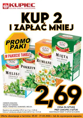 Kupiec - gazetka promocyjna Promopaki od środy 25.03 do wtorku 31.03 - strona 9