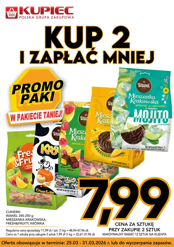 Kupiec - gazetka promocyjna Promopaki od środy 25.03 do wtorku 31.03 - strona 13