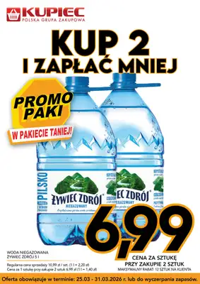 Kupiec - gazetka promocyjna Promopaki od środy 25.03 do wtorku 31.03 - strona 15