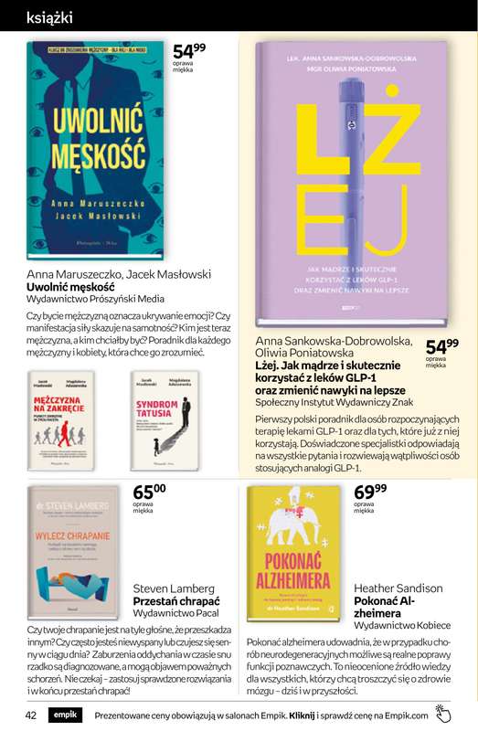 Empik - gazetka promocyjna Tom kultury: książki od środy 25.03 do wtorku 07.04 - strona 42