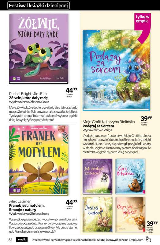 Empik - gazetka promocyjna Tom kultury: książki od środy 25.03 do wtorku 07.04 - strona 52