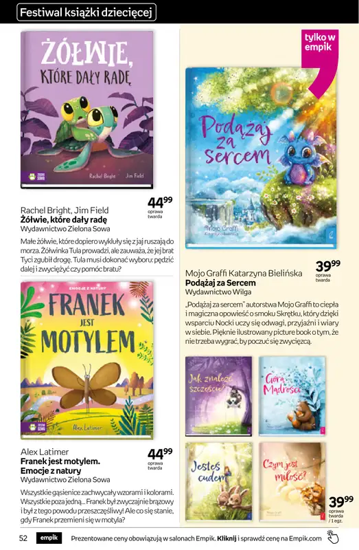 Empik - gazetka promocyjna Tom kultury: książki od środy 25.03 do wtorku 07.04 - strona 52