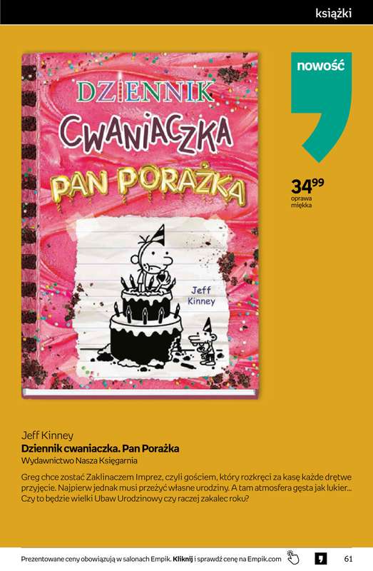Empik - gazetka promocyjna Tom kultury: książki od środy 25.03 do wtorku 07.04 - strona 61