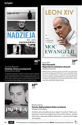 Empik - gazetka promocyjna Tom kultury: książki od środy 25.03 do wtorku 07.04 - strona 36