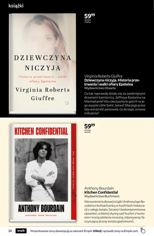 Empik - gazetka promocyjna Tom kultury: książki od środy 25.03 do wtorku 07.04 - strona 34