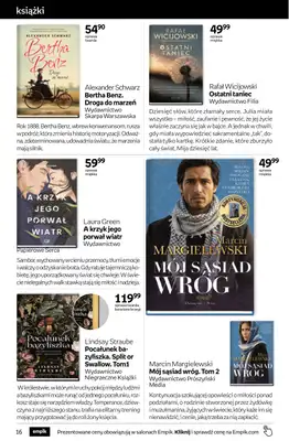 Empik - gazetka promocyjna Tom kultury: książki od środy 25.03 do wtorku 07.04 - strona 16
