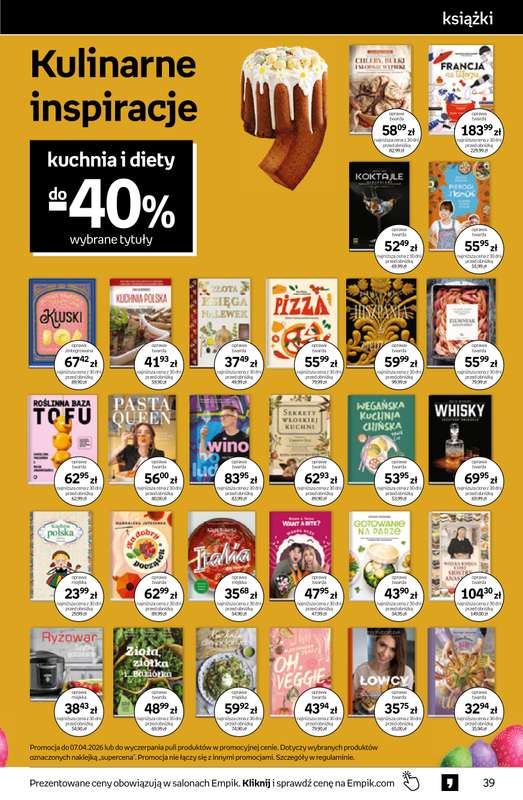 Empik - gazetka promocyjna Tom kultury: książki od środy 25.03 do wtorku 07.04 - strona 39
