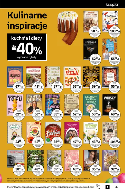 Empik - gazetka promocyjna Tom kultury: książki od środy 25.03 do wtorku 07.04 - strona 39