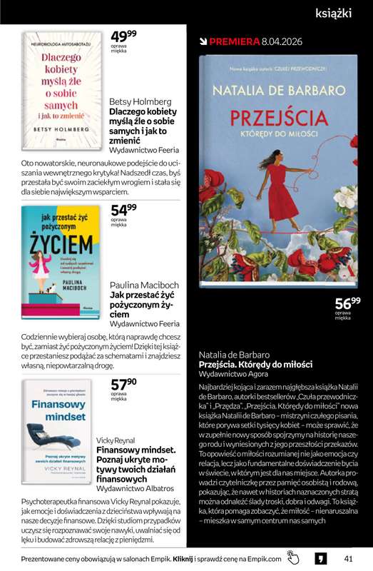 Empik - gazetka promocyjna Tom kultury: książki od środy 25.03 do wtorku 07.04 - strona 41
