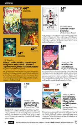 Empik - gazetka promocyjna Tom kultury: książki od środy 25.03 do wtorku 07.04 - strona 28