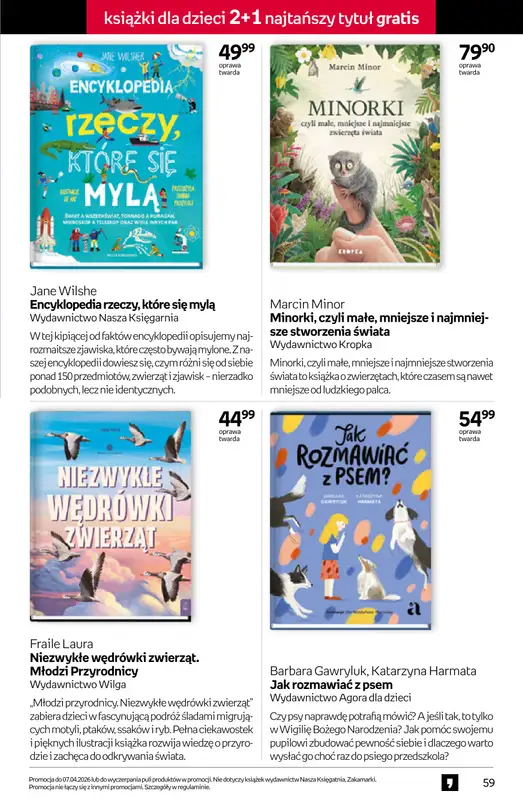 Empik - gazetka promocyjna Tom kultury: książki od środy 25.03 do wtorku 07.04 - strona 59