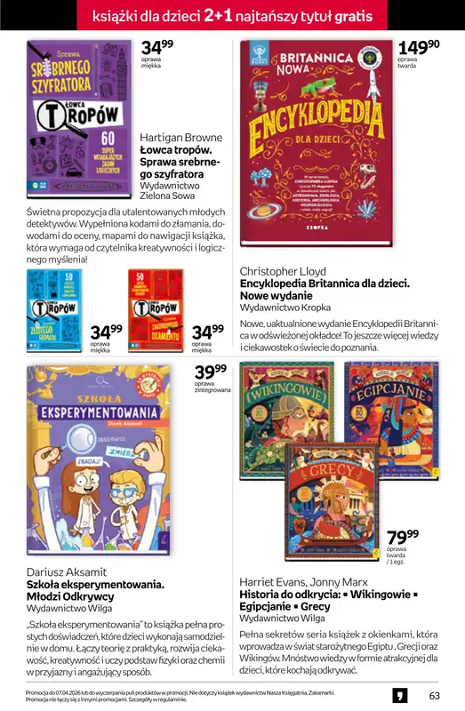 Empik - gazetka promocyjna Tom kultury: książki od środy 25.03 do wtorku 07.04 - strona 63