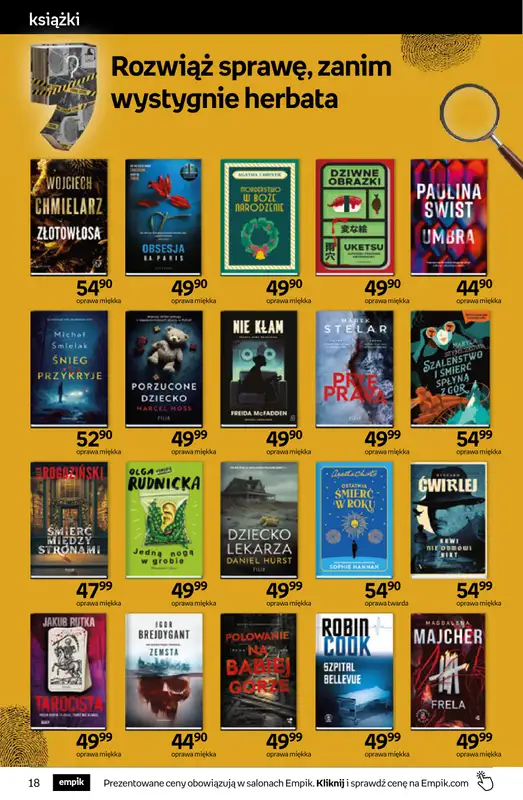 Empik - gazetka promocyjna Tom kultury: książki od środy 25.03 do wtorku 07.04 - strona 18