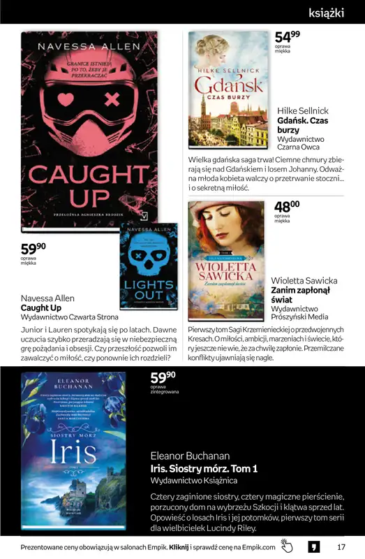 Empik - gazetka promocyjna Tom kultury: książki od środy 25.03 do wtorku 07.04 - strona 17